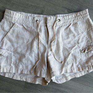 Banana Republic Women's Light Tan Mini Cargo Shorts